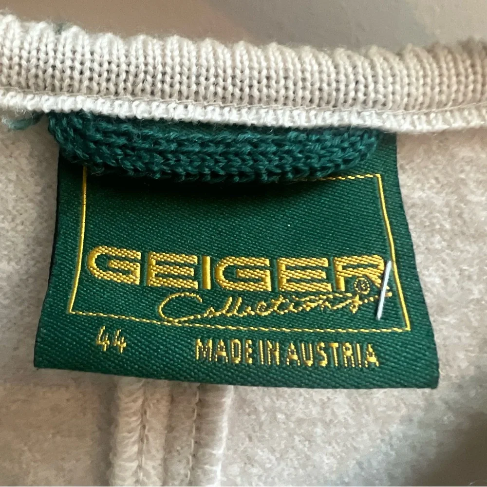 Geiger Button-Front Textured Wool Cardigan - Picture 6 of 6
